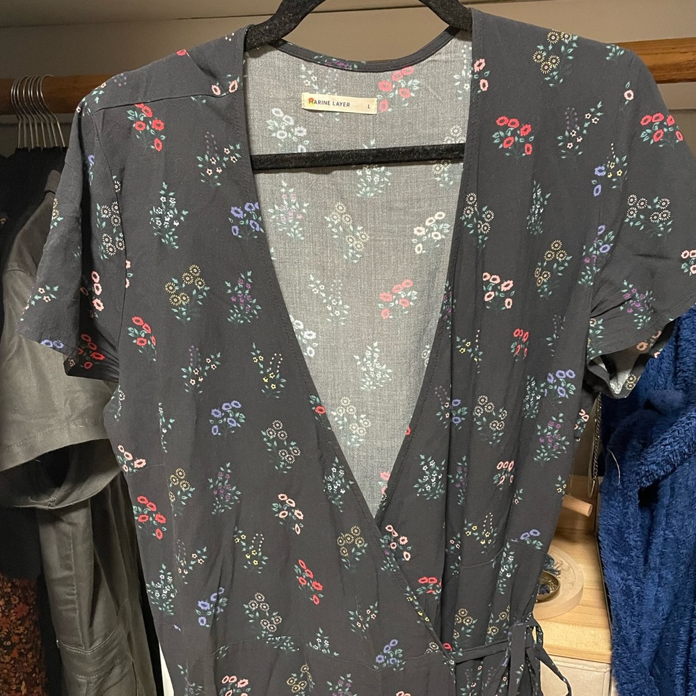 Marine Layer Emly Wrap Dress